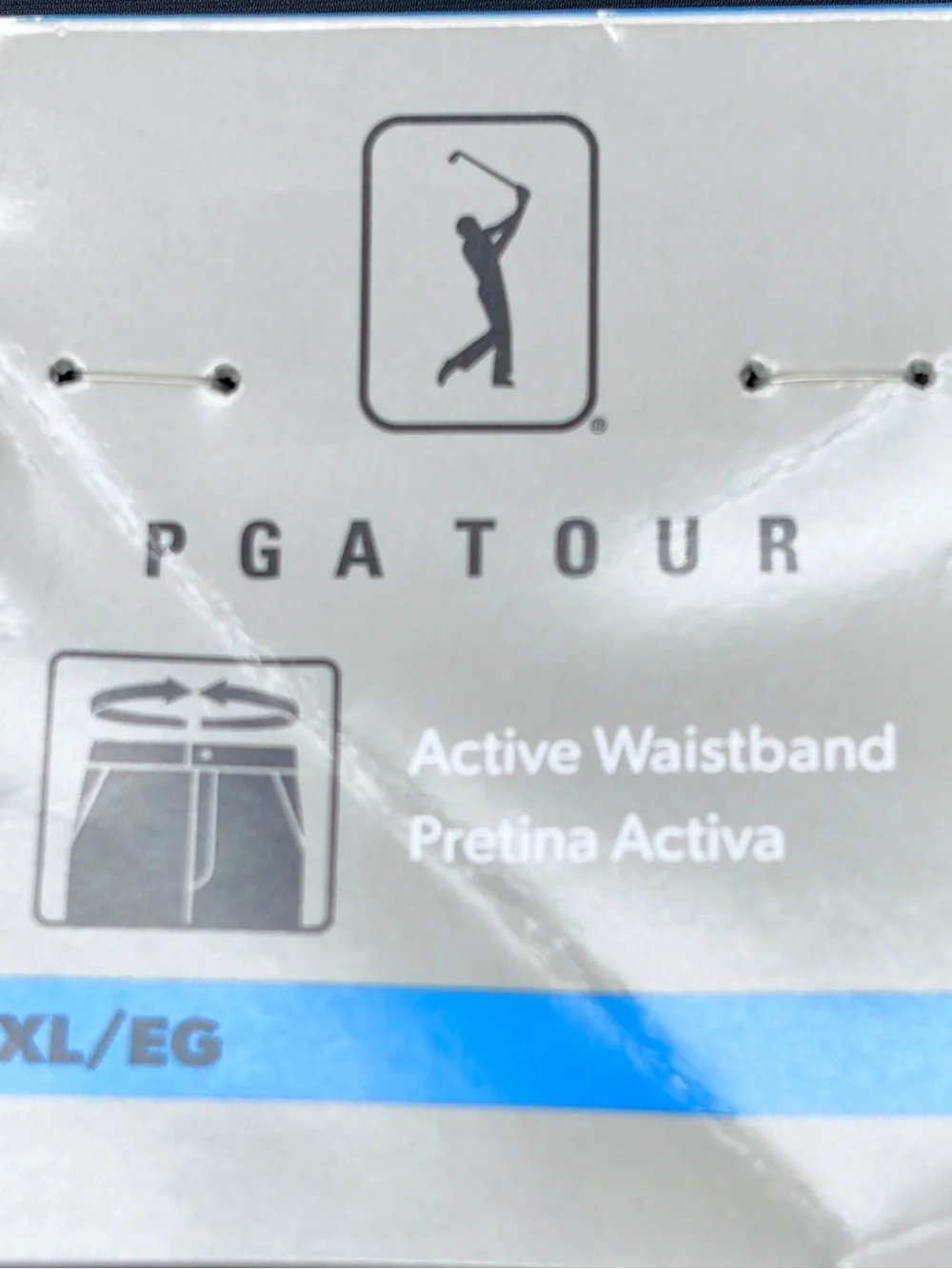 PGA Tour Flat Front Shorts Men’s XL Black Active Waist NWT